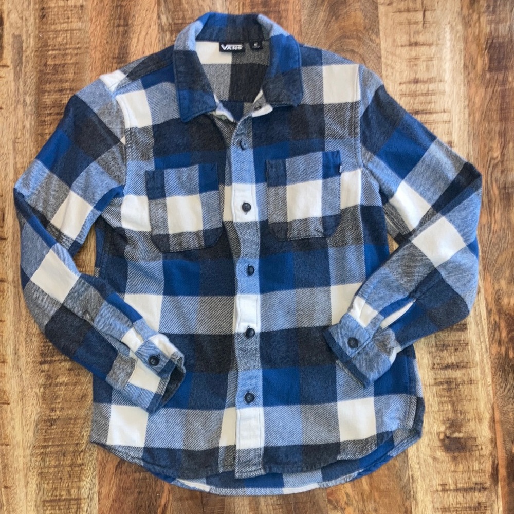 Boys VANS Flannel Size M